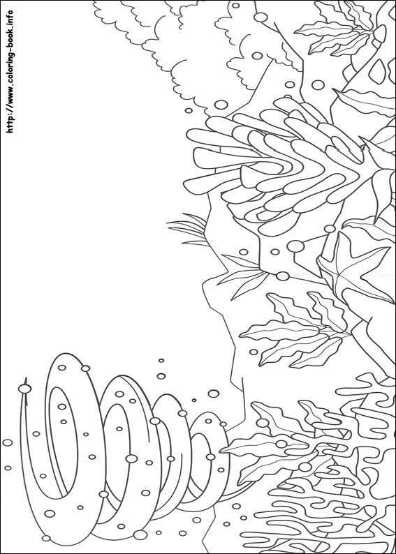 Rainbow Fish coloring picture